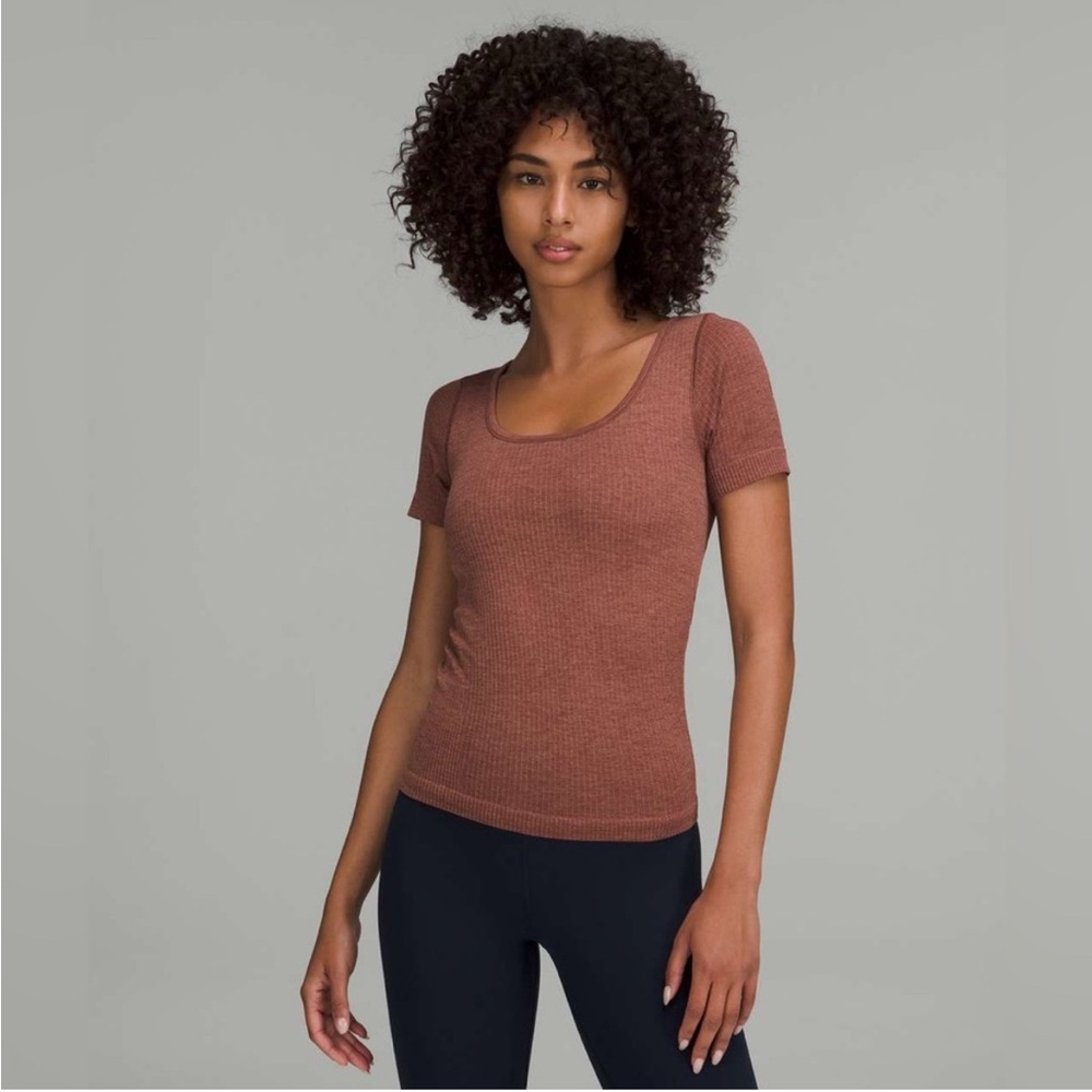 Lululemon Ebb to street Short Sleeve Shirt Ancient Copper 6